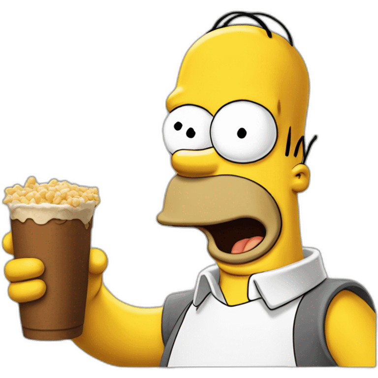 Homer simpson eat bart simpson emoji