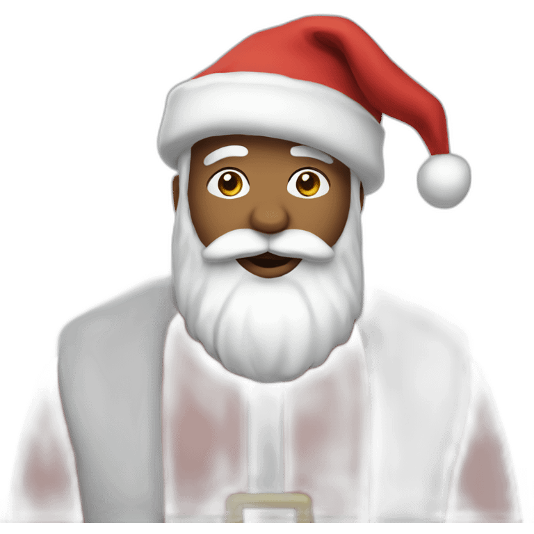 Gay santa emoji