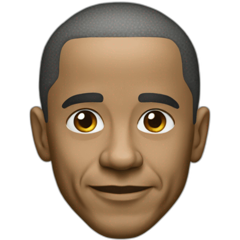 obama photorealistic emoji