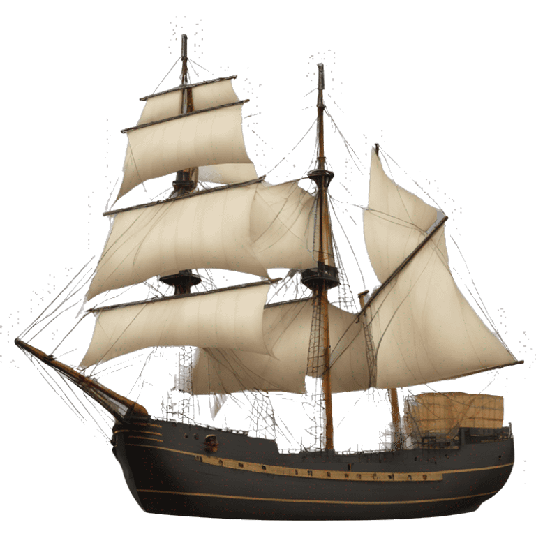 19th century cargo ship emoji