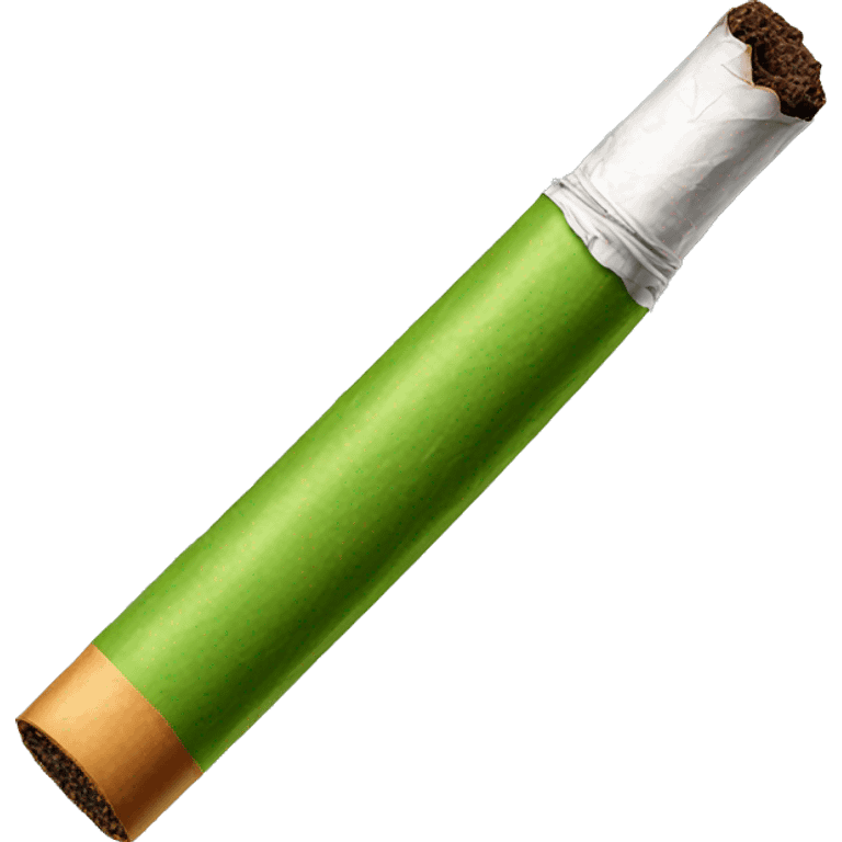 Cigarro de erva verde emoji