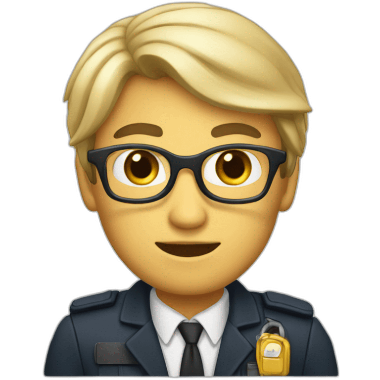 agent responsable douanier emoji