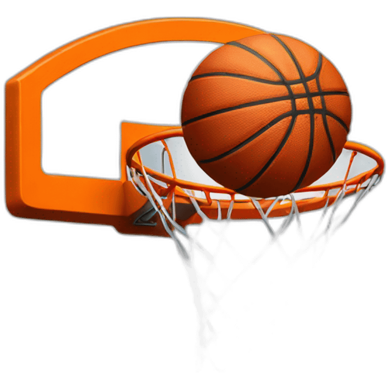 Basketball rim emoji