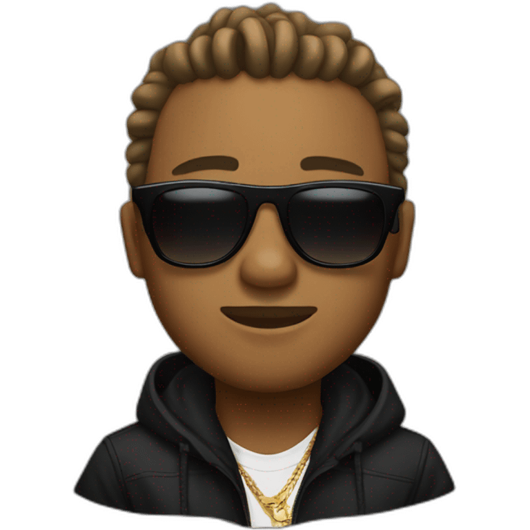 rap gunna with black sunglasses emoji