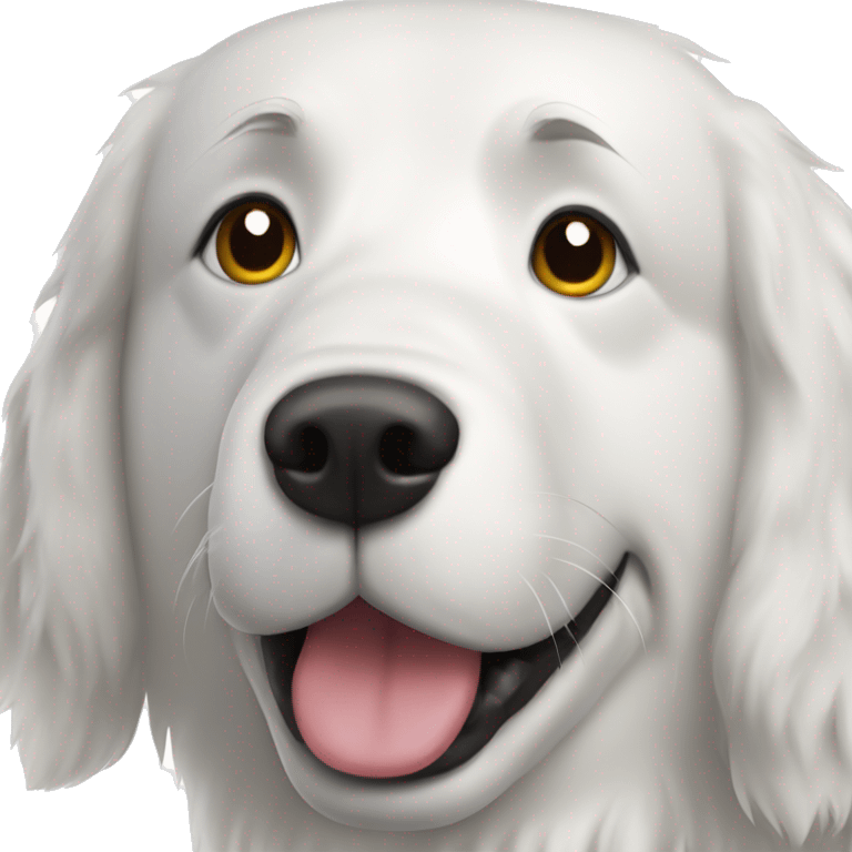 great pyrenees dog emoji