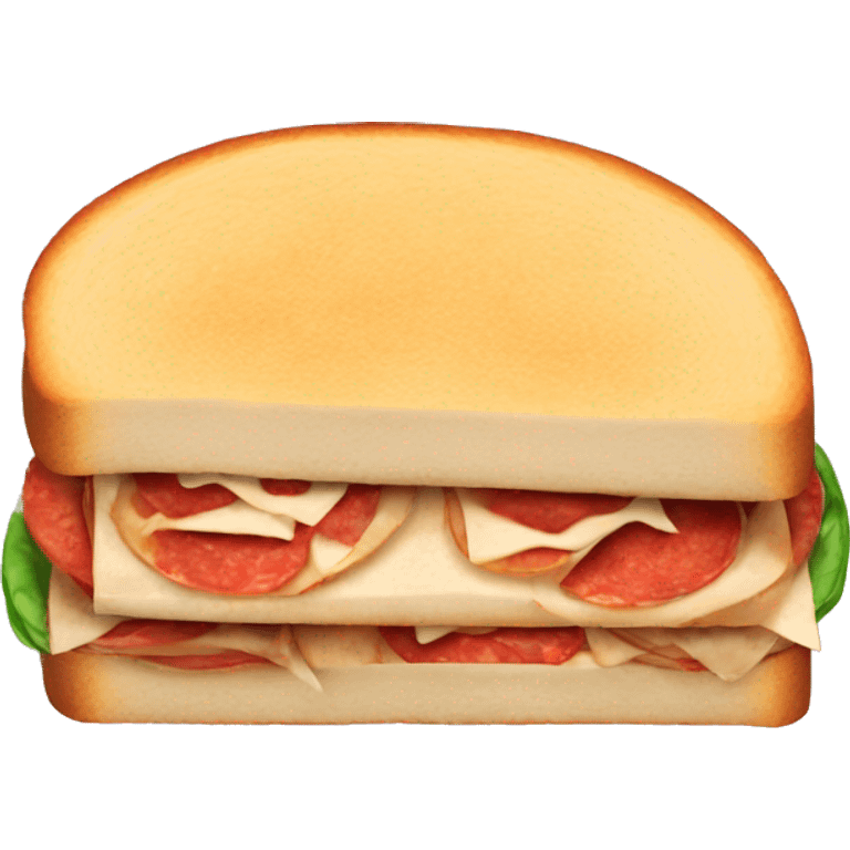 Sandwich with only pizza in it emoji