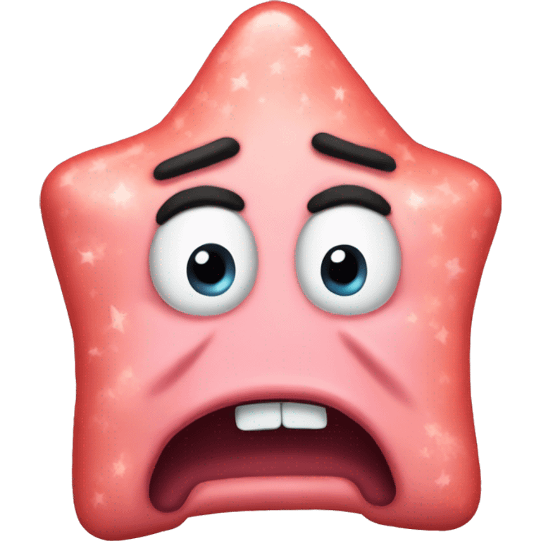 patrick star drooling face emoji