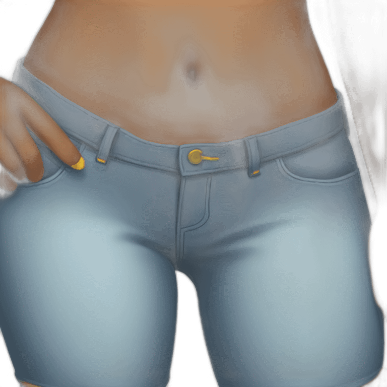 latina girl thighs close up emoji