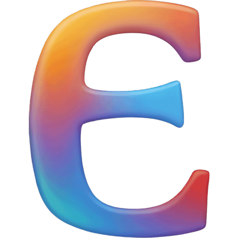 letter E emoji