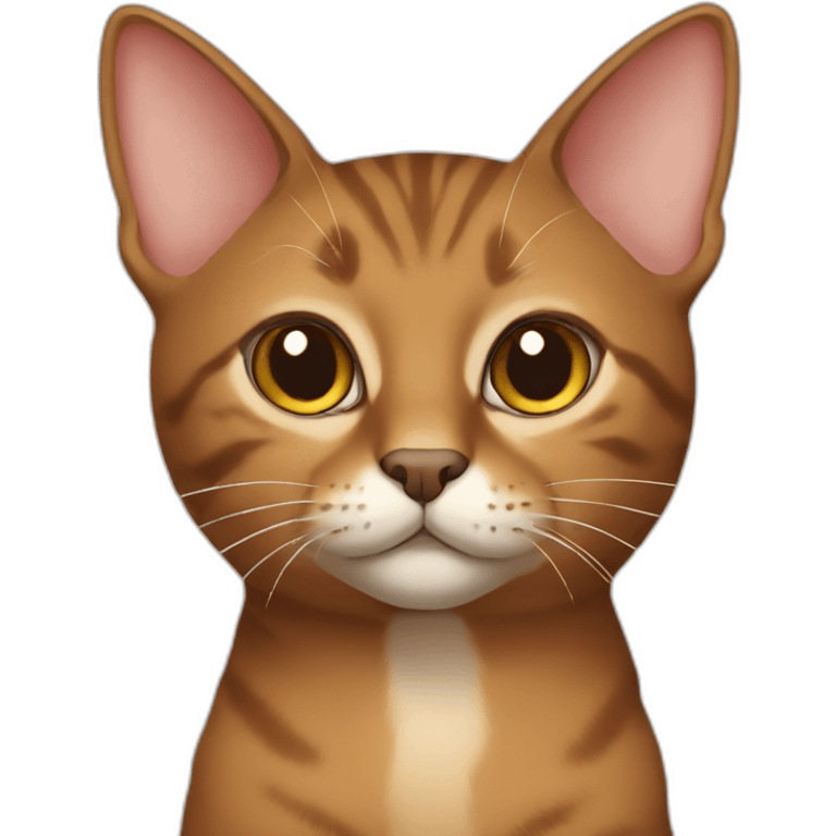 oriental brown cat emoji