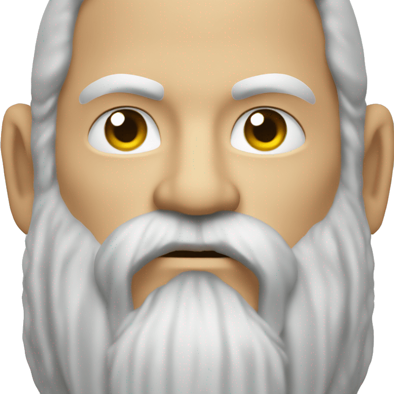 The god Odin, viking beard  emoji