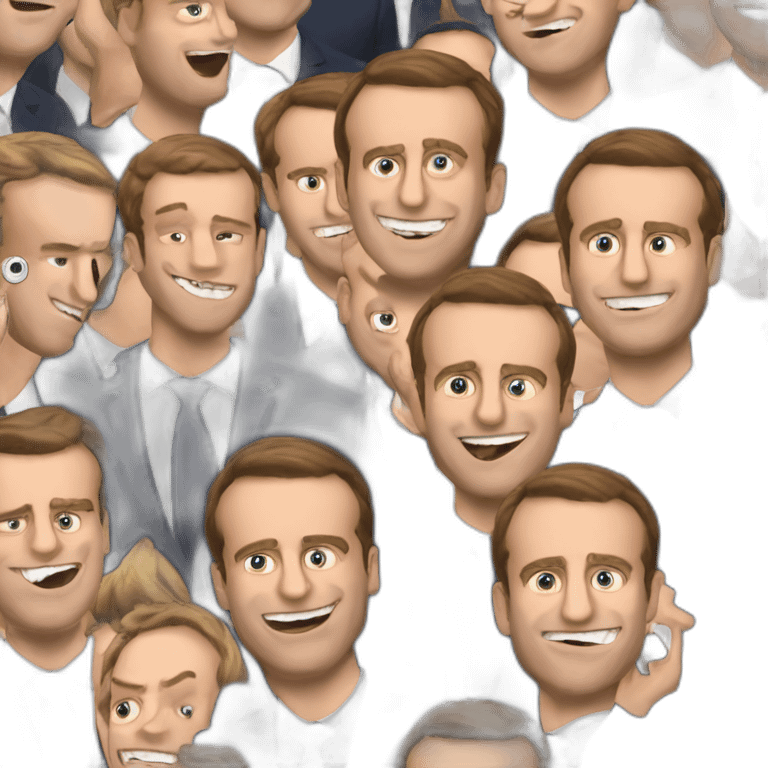 Macron fait caca emoji