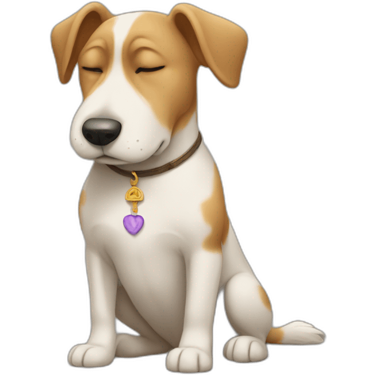 dog praying thank you emoji