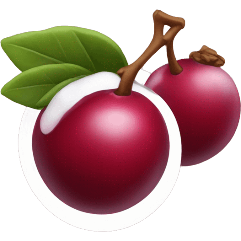 Cranberry emoji