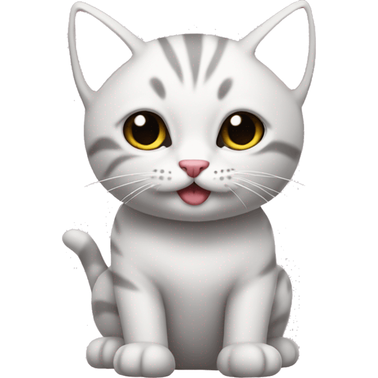 Gatito rosado emoji