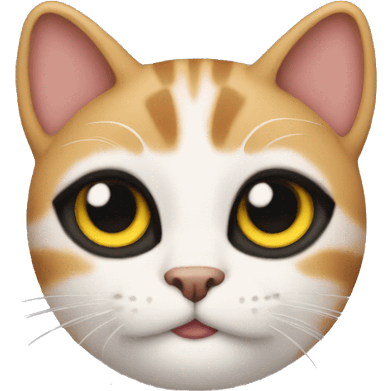 cat with eyebrows emoji