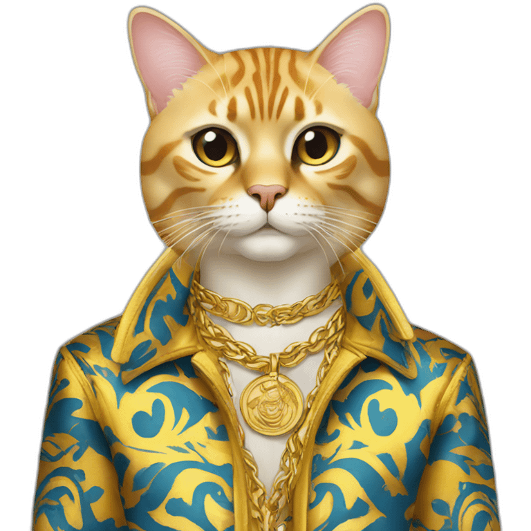 versace fashion cat emoji