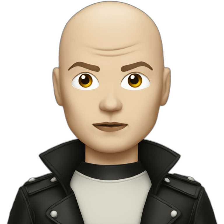 Billy corgan with leather top emoji