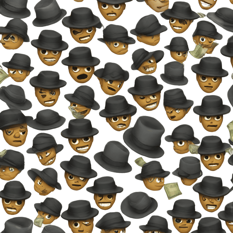 robber with hat emoji