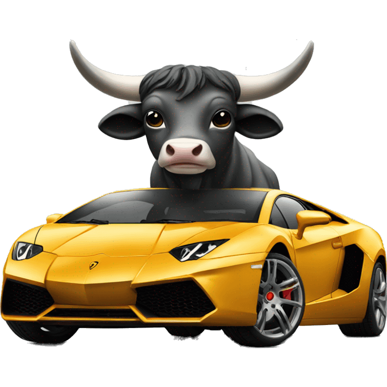 Lamborgini bull emoji