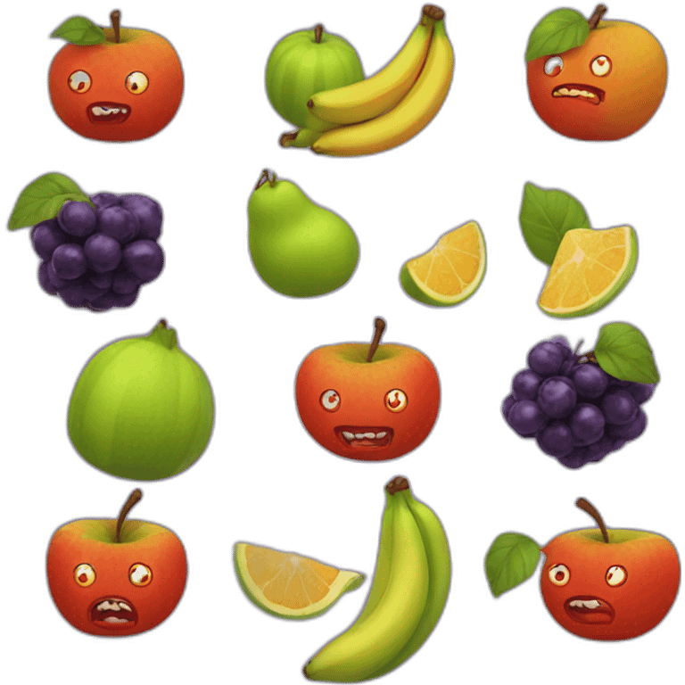 Fruits du demons carré emoji