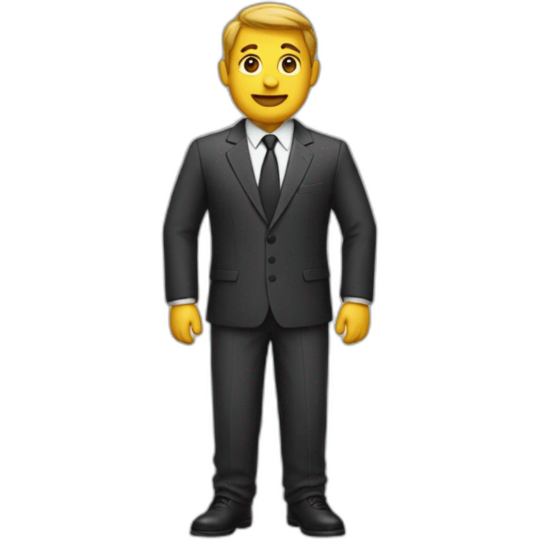 man with suit emoji