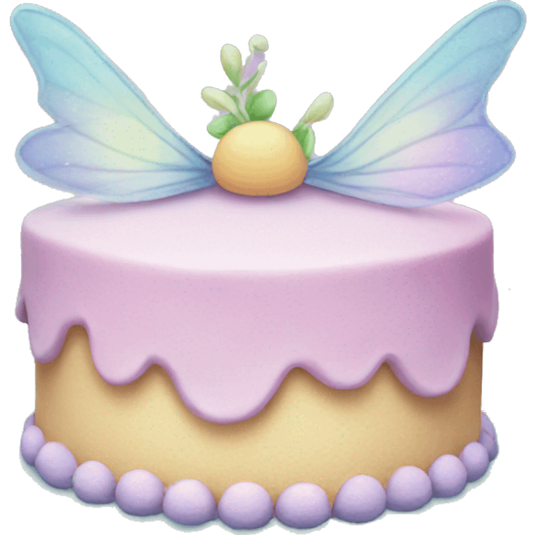 Fairy pastel cake emoji