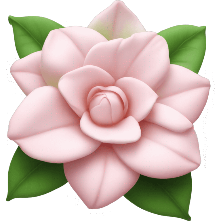 Light pink gardenia detailed emoji