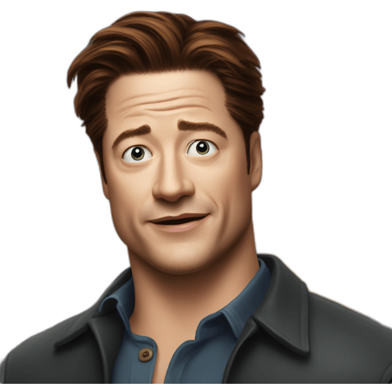 brendan fraser as the whale emoji