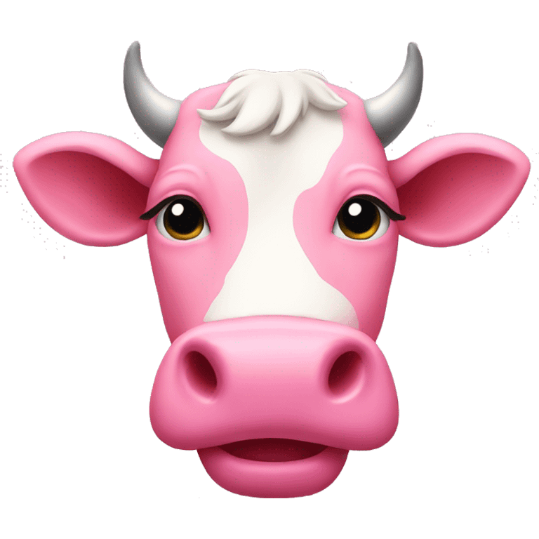 pink cow emoji