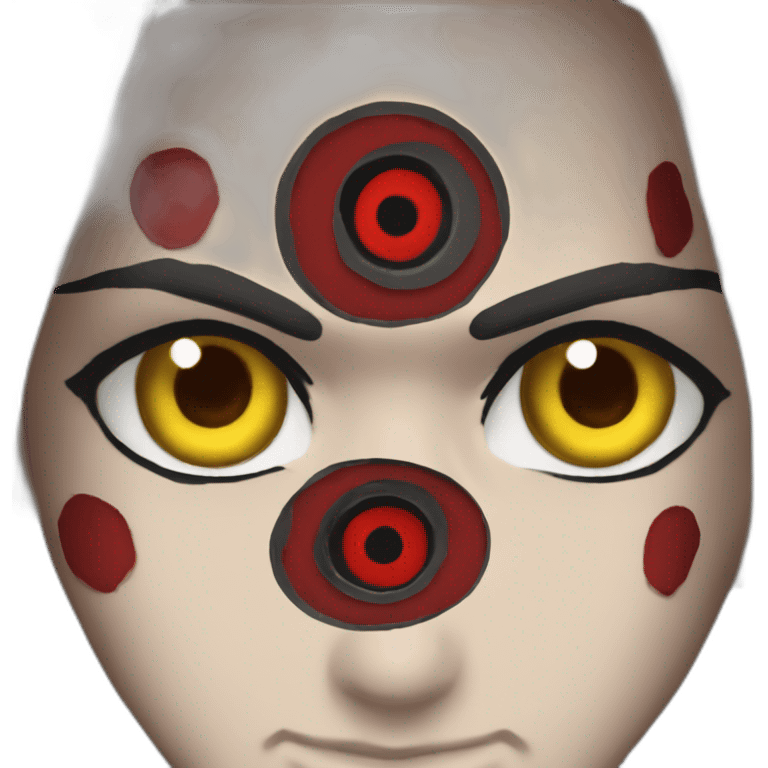 Itachi Uchiha using sharingan emoji