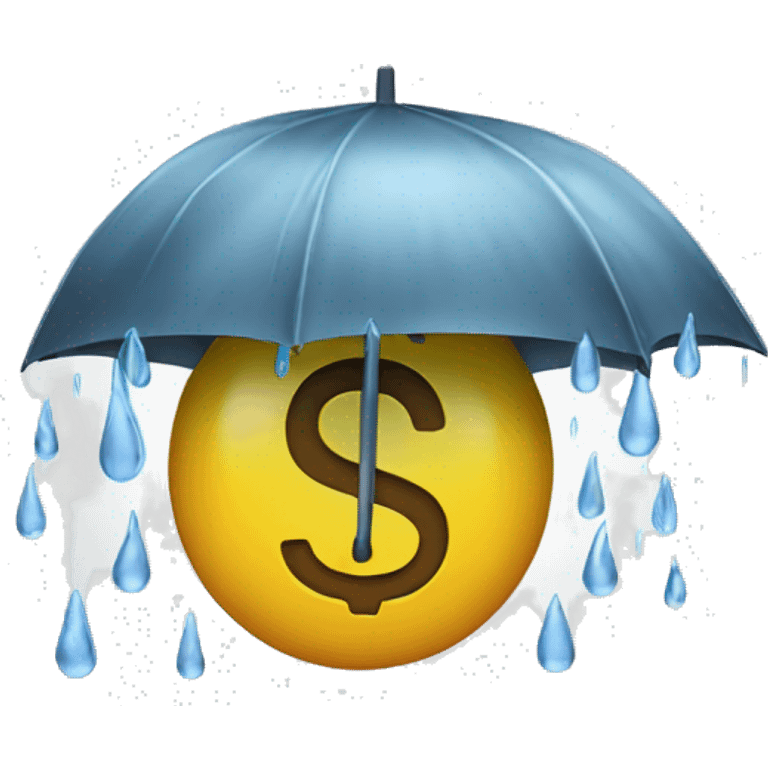 Rain money  emoji