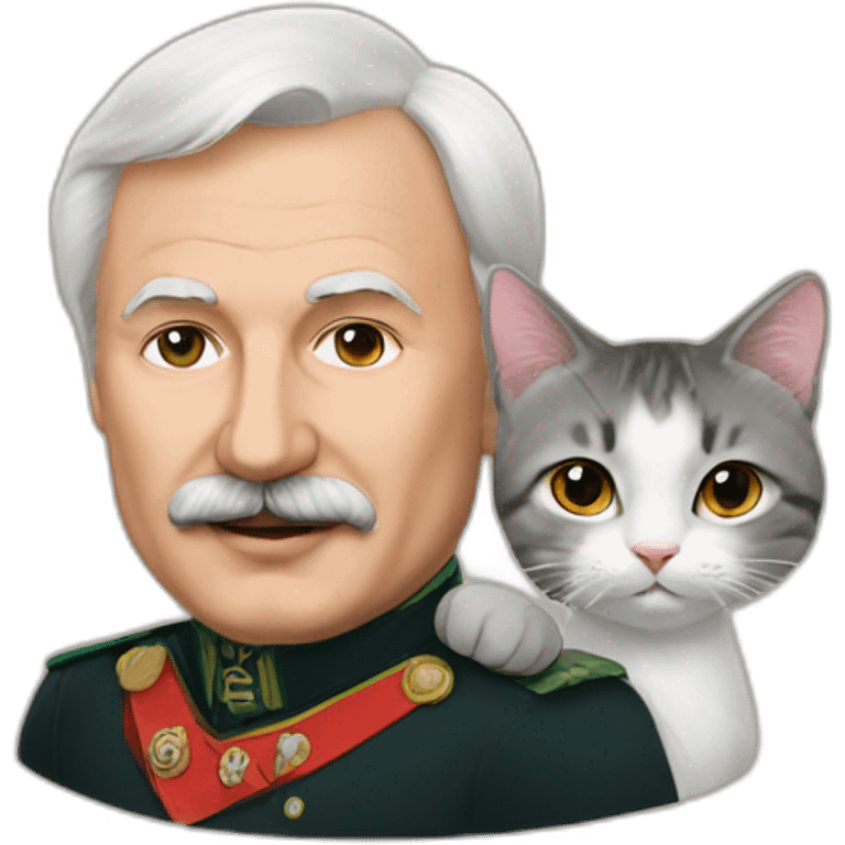 lukashenko and cat emoji