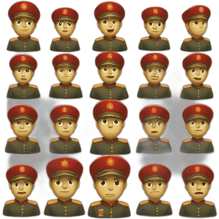 Red army emoji