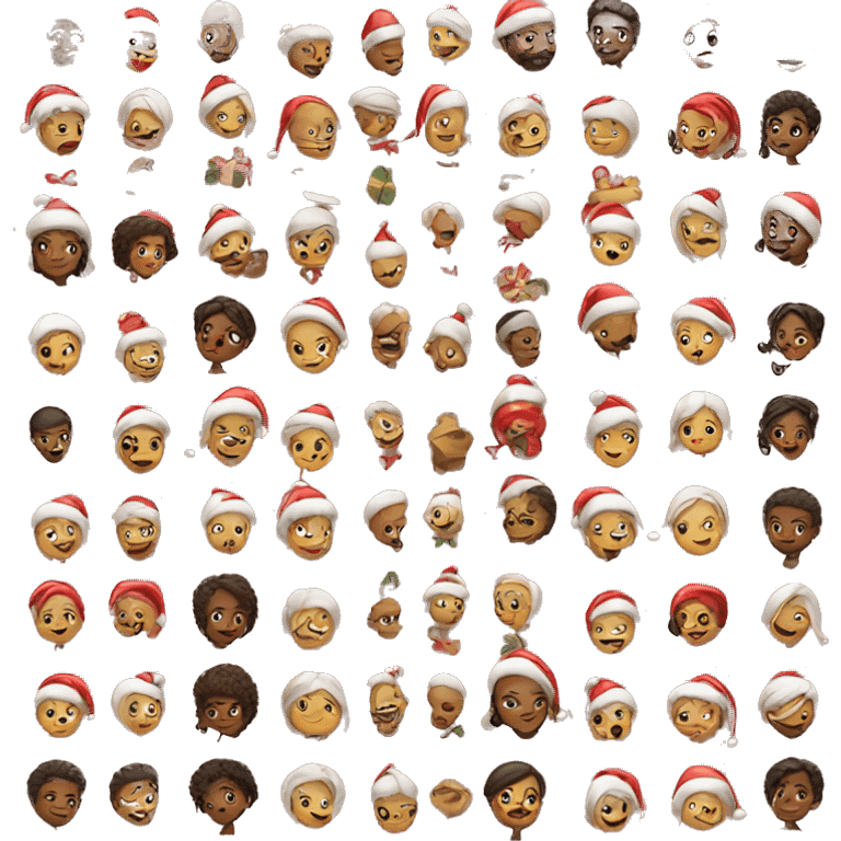 Cute holiday emoji