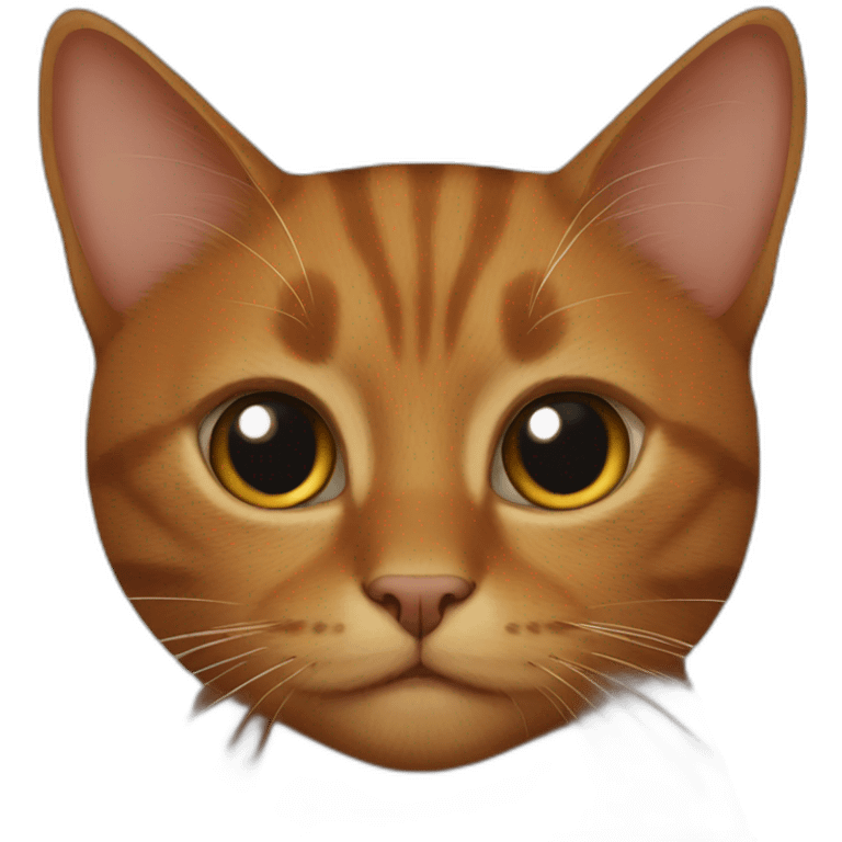 black and ginger cat emoji