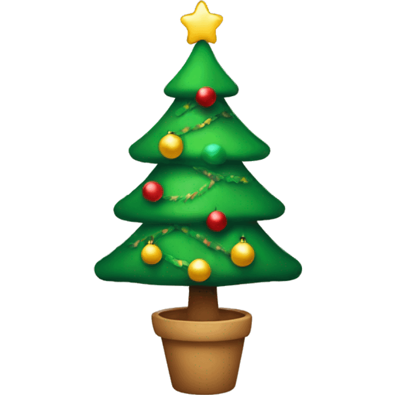 cute christmas tree emoji