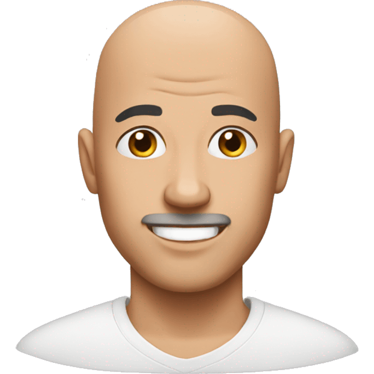 Bald man emoji