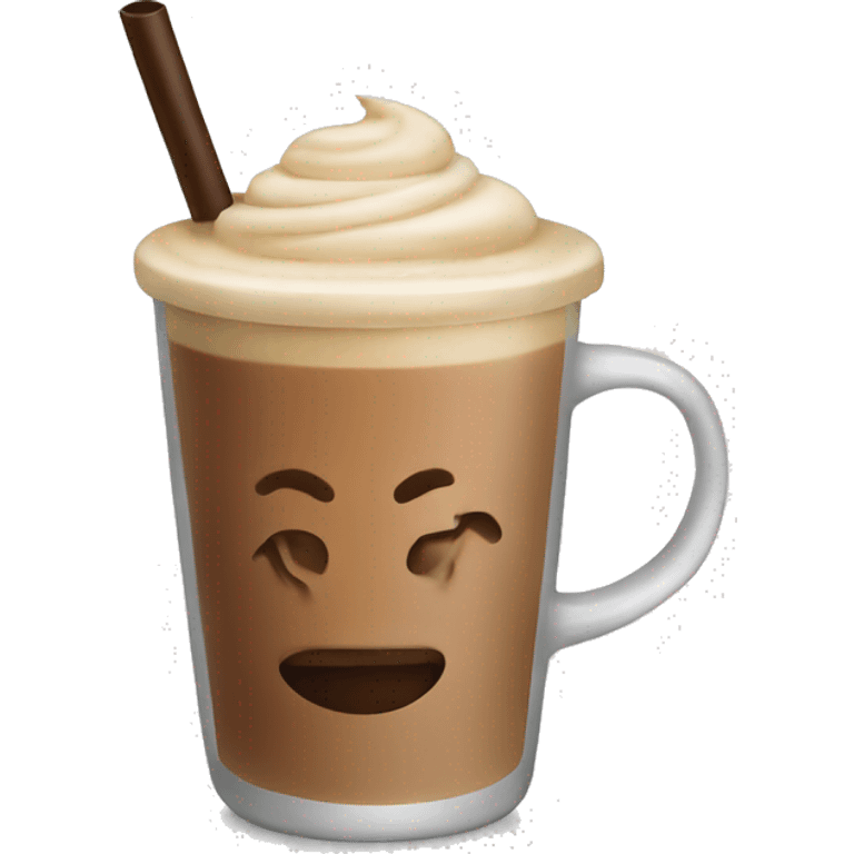 Ice coffee latte emoji