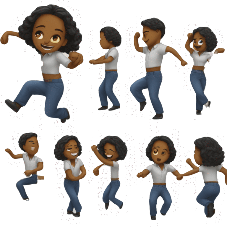 Dancing at the work desk gif emoji