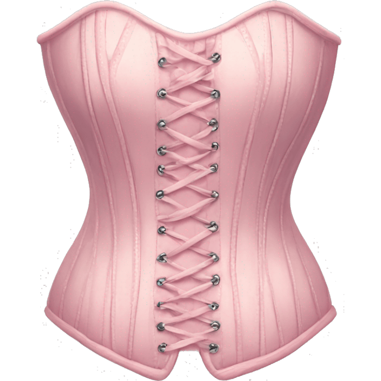 Pastel pink corset  emoji