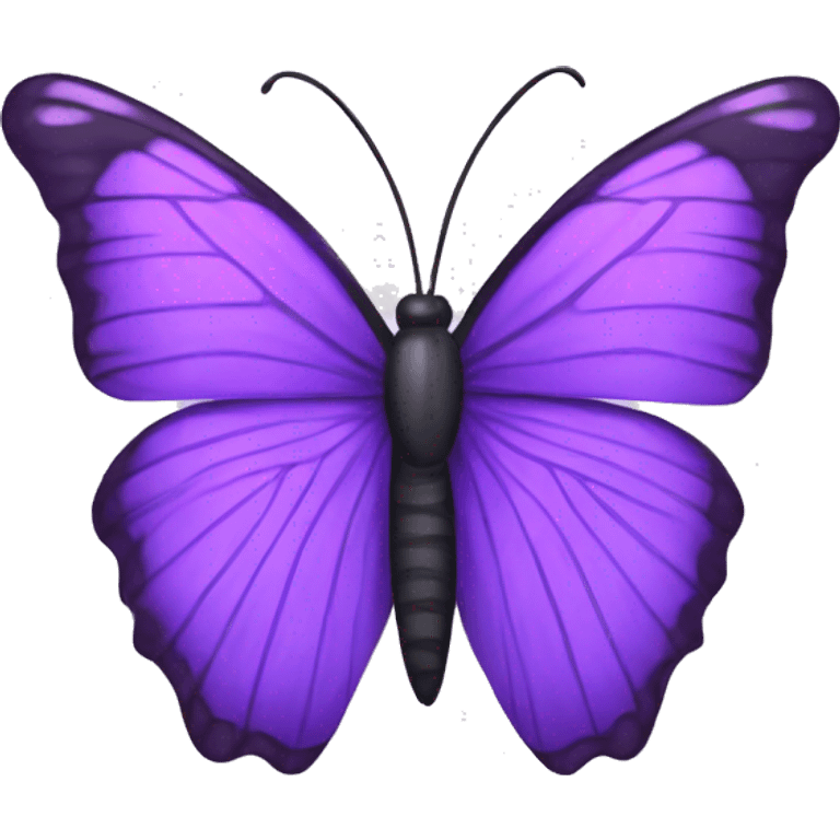   purple butterfly emoji