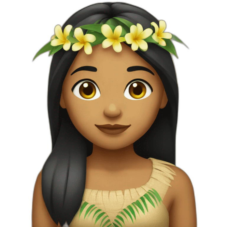 polynesian-girl emoji