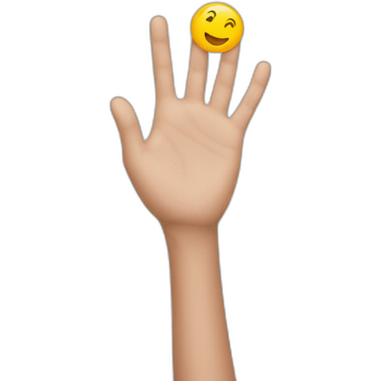 hand above head emoji