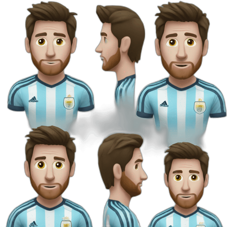 messi in argentina emoji