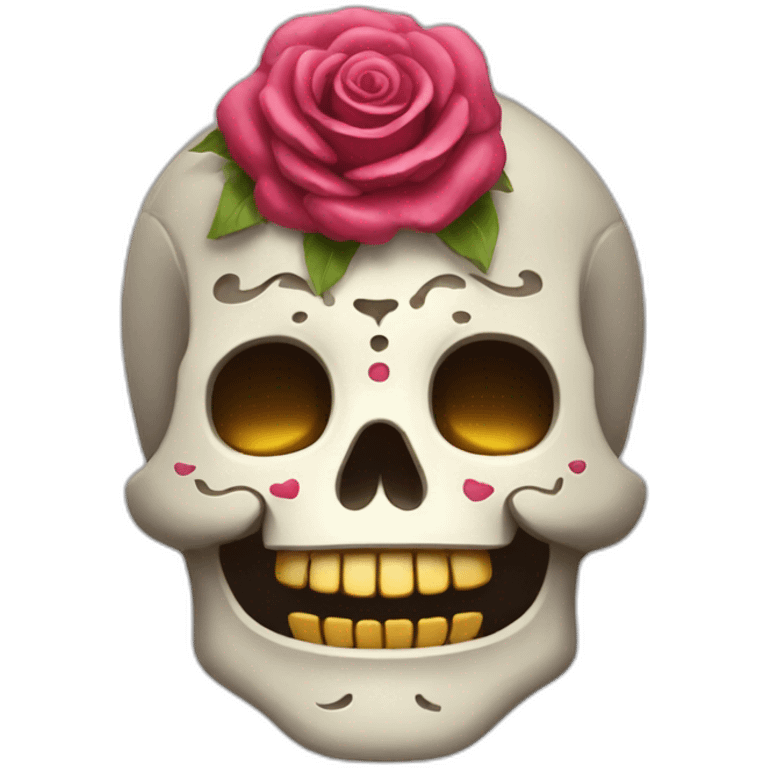 Calavera feliz emoji