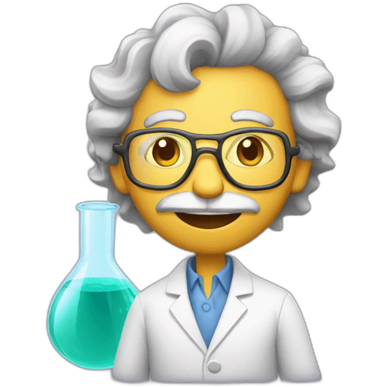 crazy scientist emoji