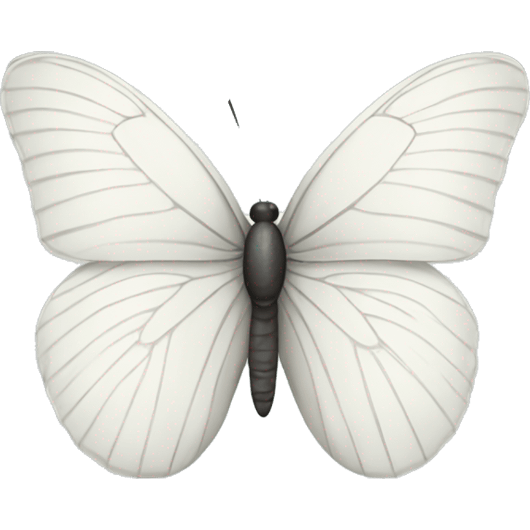 White butterfly  emoji