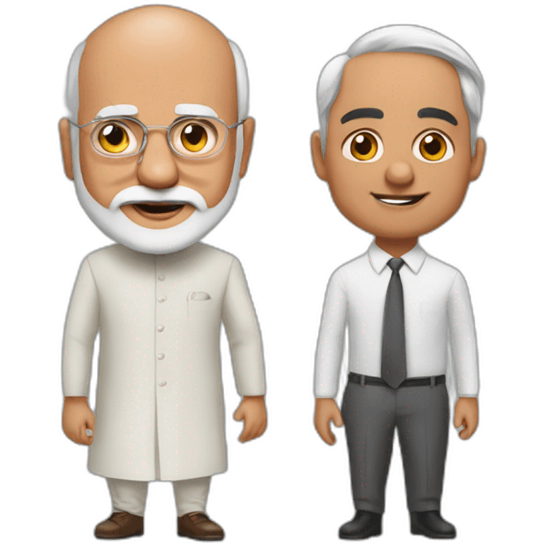 Modi ji and meloni emoji