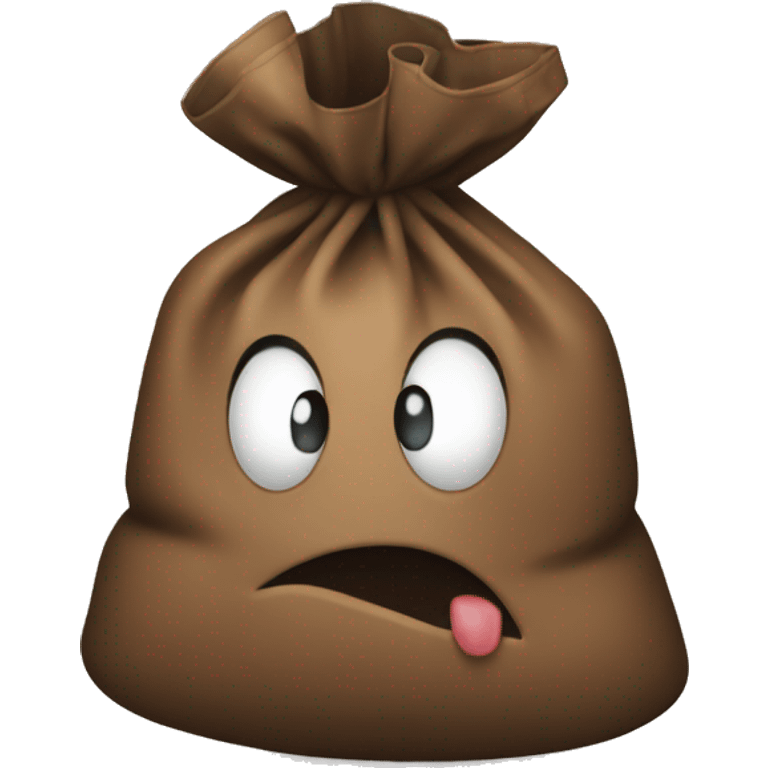 Poop bag emoji